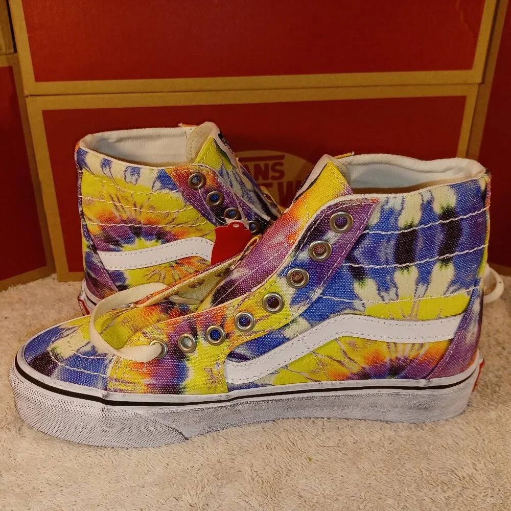 Vans Men's 5.5/Women's 7 Sk8-Hi Tie Dye VN0A4U1619X
